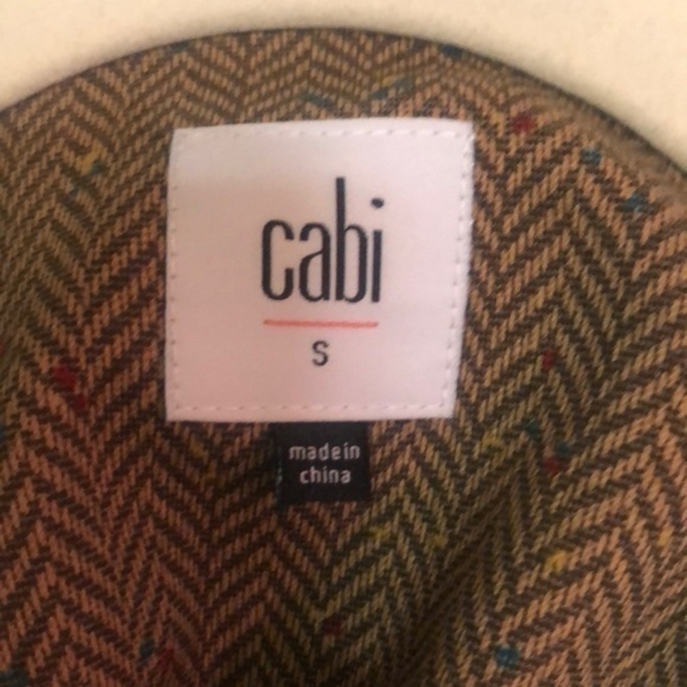 CAbi jacket size S tan fitted blazer - Picture 3 of 9